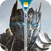 Optimus Prime Zipper Lock Screen icon