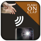 Flash Light on Clap icon