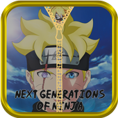 Ninja Zipper Lock Screen icon