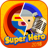 ikon Pengubah Suara Super Hero dan Efek Suara