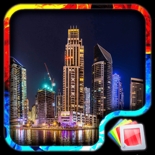 Dubai Night Live Wallpaper icon