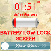 Battery Low Prank Lock Screen icon