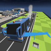 Airport Bus Flying Simulator icon