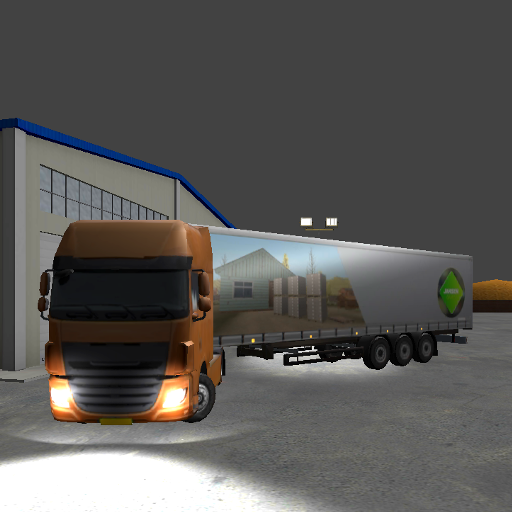 Night Truck 3D: Factory Parking icon