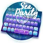 Blue Sea Purity Keyboard Theme أيقونة