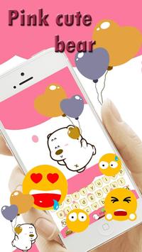 Pink Bear Keyboard screenshot 3