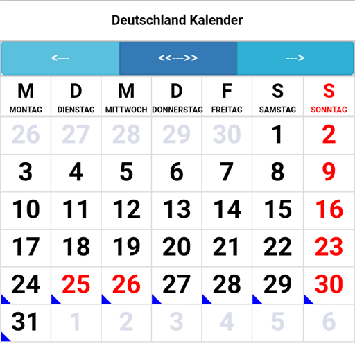 ikon Deutschland Kalender