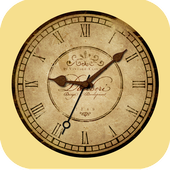Retro Vintage Clock أيقونة