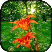 Galaxy3d Bubble Live wallpaper icon