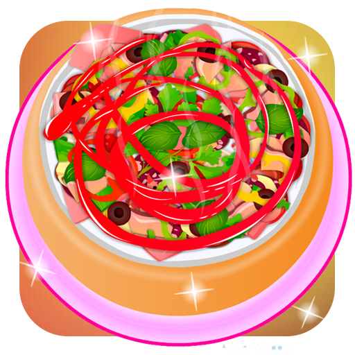 Cooking Real pizza margarita icon