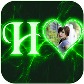 Lighting Text Photo Editor icon