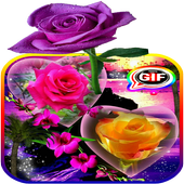 Love Roses Stickers For WhatsApp - Kiss GIF icon