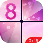 Pink Piano tiles 2018 icon
