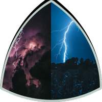 lightning strike alert with  lat-long on 9Apps