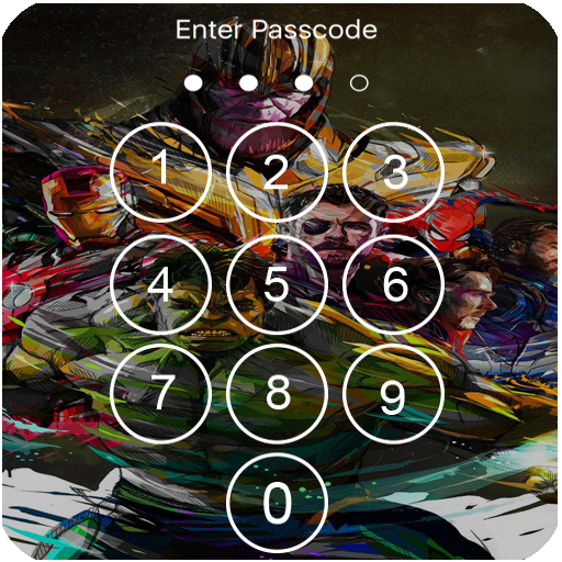 Super Heroes Lock Screen icon