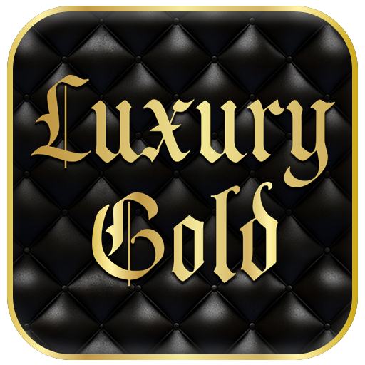 Luxury Golden Black Keyboard Theme icon