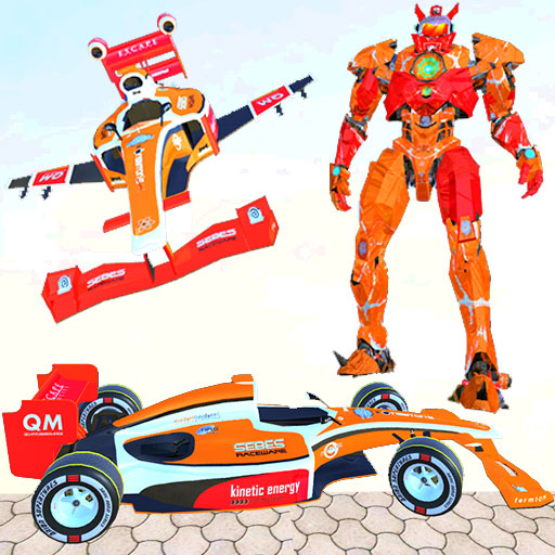 Grand Formula Robot Car Transform Games icon