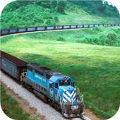 Trains. Mechanical wallpapers