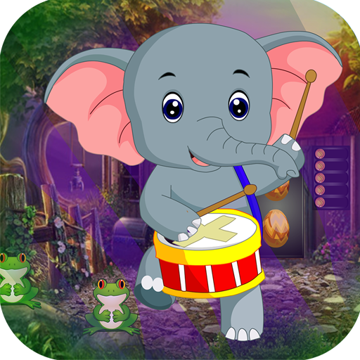 Best Escape Games 65 Dancing Elephant Rescue Game icon
