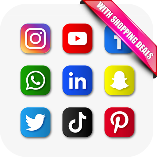 AIOapp - all social media and shopping in one app icon