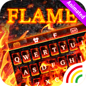 Burning Animated Keyboard icon