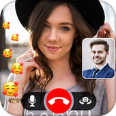 Real time girl video call and chat - Guide أيقونة