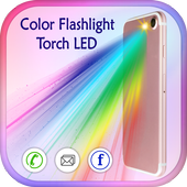 Color Flashlight on Call &amp; SMS : Torch LED Flash icon
