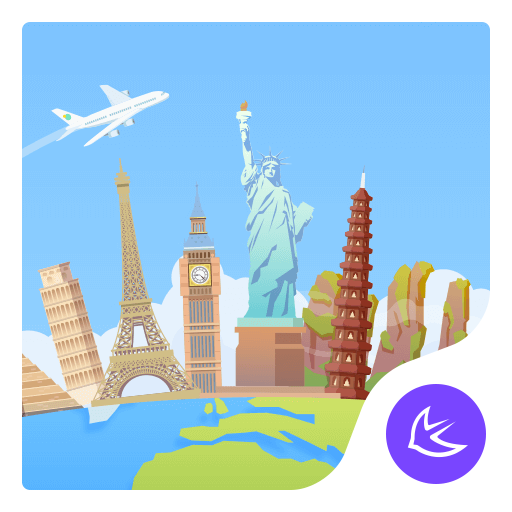 World-APUS Launcher theme icon