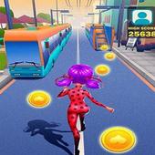 Subway Ladybug And Cat Noir Run icon