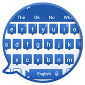 Keyboard Theme for Blue Chat أيقونة