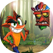super bandicoot: adventure &amp; run jungle icon