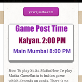 SATTA MATKA KALYAN MAIN MUMBAI BAZAAR FREE DAILY icon