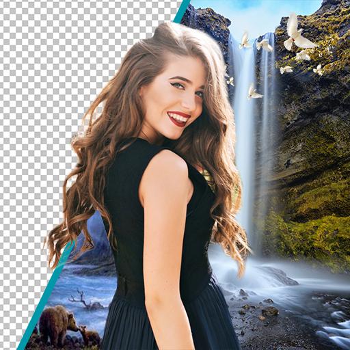 Waterfall Photo Background Changer icon