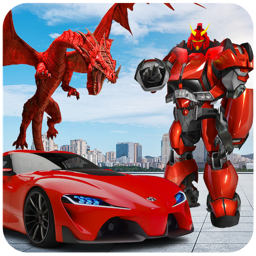 Dragon Robot Car Game Robot Transforming Games icon