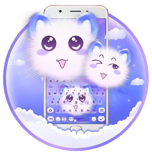 Cute Kitty Kawaii Keyboard icon