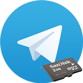 Transfer Telegram To SD icon