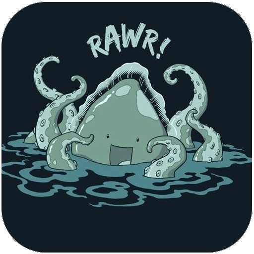 [Dark Mode] Cute Kraken theme for EMUI 5/8 icon