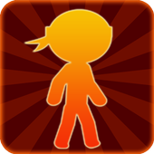 Red Fire Stickman Run icon