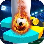 Soccer Star Helix Jump Game icon