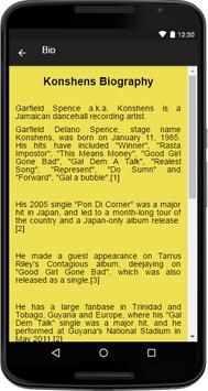 Konshens Music&Lyrics screenshot 2