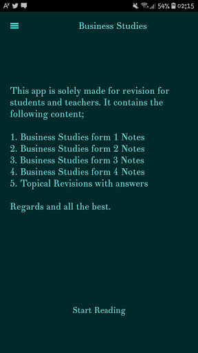 Business Studies notes and KCSE revision screenshot 1