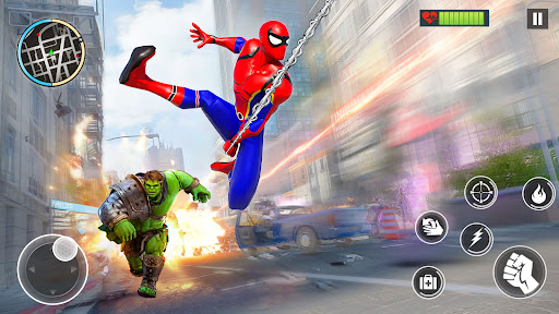 Spider Rope Hero Man Games screenshot 3