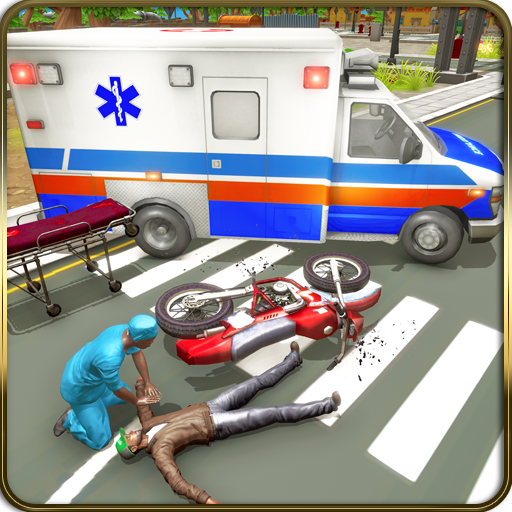 911 Emergenza Ambulanza Ospedale Rescue Mission 3D icon