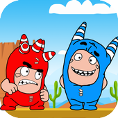 Two Boys on island icon