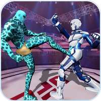 Robot vs Superhero Fighting 3D: Multiplayer Battle