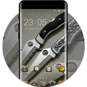 knives theme leather metal weapons wallpaper icon