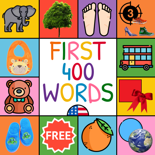 First Words for baby, toddler and kids flashcards icon