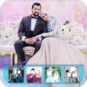 Muslim Couple Photo Suit icon