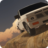 4x4 desert hill climb icon