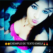 Efeito Texto e Carinha na Foto icon